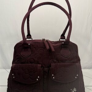 Vera Bradley Quilted Plum Tote